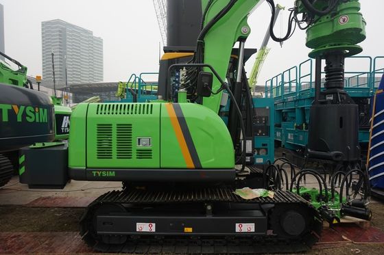 Kwaliteit  Piling Rig Hire 7 - 40 Rpm Borehole Drilling Machine 30 M / Min Main Winch Line Speed KR50A Rotary Piling Rig fabriek