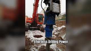 Tysim hydraulische grondboor 500 mm kleischalieboring