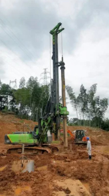 Graafmachine waterput boren fundering boren rotsboormachine KR150A 1300mm Hydraulische stapelmachine