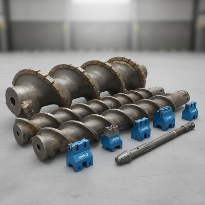 Funderingboorgereedschappen met een diameterbereik van 600-3000 mm en Betek gereedschapshouders BHR03, BHR47 voor bouwprojecten