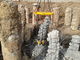Het professionele Hydraulische Heiblok van het Stapel Scherpe Materiaal voor Bouw Concrete Stapel