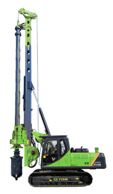 Elektrische Rotary Piling Rig met 90 kNm Koppel 45 m Diepte Nul Emissie voor Stedelijke Funderingsbouw