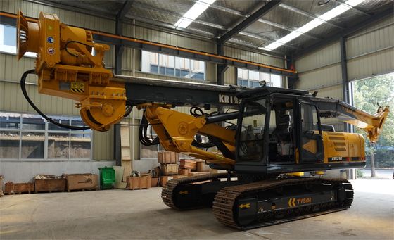 Hydraulische stapelmachine met werkingssnelheid 5-26 rpm Pilotdruk 3,9 MPa en maximale stapeldiepte 20 mm voor zware stapelwerkzaamheden