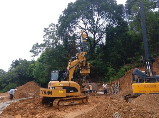 opstapelt Max. de Diepte10m Max. Diameter 1000mm Tysim KR40A van de installatiehuur torque 45kN.m de Hoofdkracht 4.5t van de kruktrekkracht