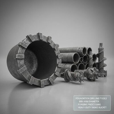 Fundamenteel boorgereedschap met een diameter van 600-3000 en smeedbewerking voor zware werkzaamheden met een emmergewicht van 990 kg