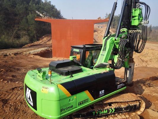 Hydraulische stapelplaat met 1200 mm maximale boordiameter en hydraulische joystickbesturing voor efficiënte bouwapparatuur